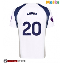 Moške Nogometnih dresov Tottenham Hotspur Mohammed Kudus #20 Domači 2025-26 Kratki rokavi